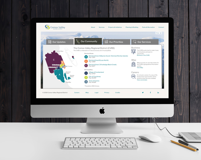Comox Valley Regional District: Desktop